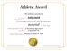 Athletic Award - SCAA