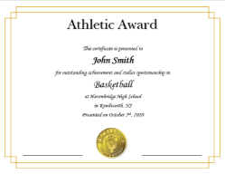 Athletic Award