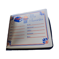 Autograph Book - "My Favorites" page