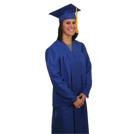 Matte Cap, Gown, and Tassel