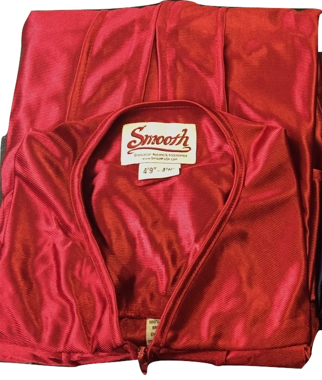 Cardinal shiny cap/gown