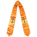 Gold stole pictured with optional printed crosses