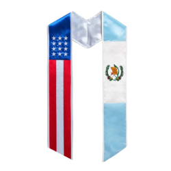 Country Flag Graduation Stole 72” for International Students Unisex - U-V4S