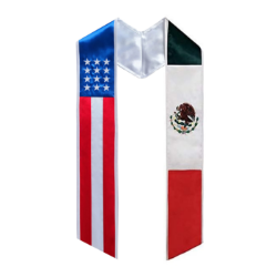 Country Flag Graduation Stole 72” for International Students Unisex - U-V4S
