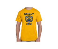 T-shirt with 1 color print