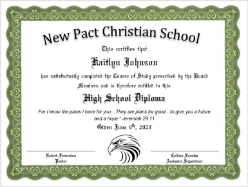 Customized Diploma/Certificate - CDC