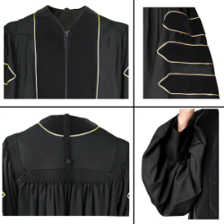 Ultimate Doctoral Graduation Gown / Doctoral Tam Package - 
