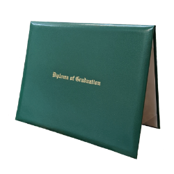Imprinted diploma cover Diploma of Graduation