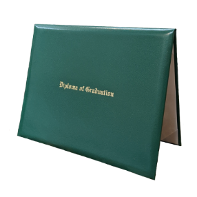 Diploma Cover Imprinted "Diploma of Graduation"