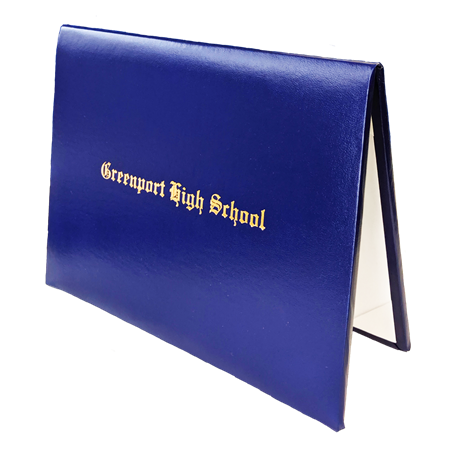 Diploma Cover w/ Foil Stamped Text