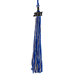 Royal blue and silver mixed tassel with 2021 silver year date