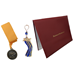 Graduate Medallion, Keychain Tassel, and Custom Diploma Cover