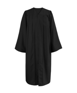 Black Matte Gown