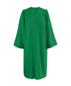 Emerald Green Matte Gown