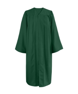Hunter Green Matte Gown