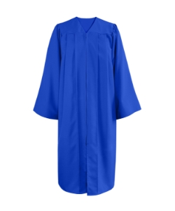Royal Blue Matte Gown