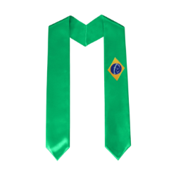 National Flag Graduation Stole 72” for International Students Unisex - nfs