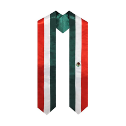 National Flag Graduation Stole 72” for International Students Unisex - nfs