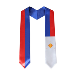 National Flag Graduation Stole 72” for International Students Unisex - nfs