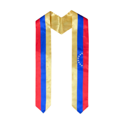 National Flag Graduation Stole 72” for International Students Unisex - nfs