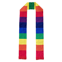 Rainbow Stole stoles, rainbow stoles, colorful stole, rainbow scarf
