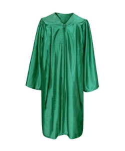 Emerald Green Shiny Gown