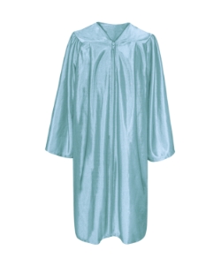 Sky Blue Shiny Gown