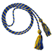 Royal blue and gold variegated honor cord