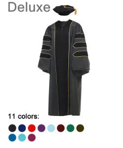 Ultimate Doctoral Graduation Gown / Doctoral Tam Package - 