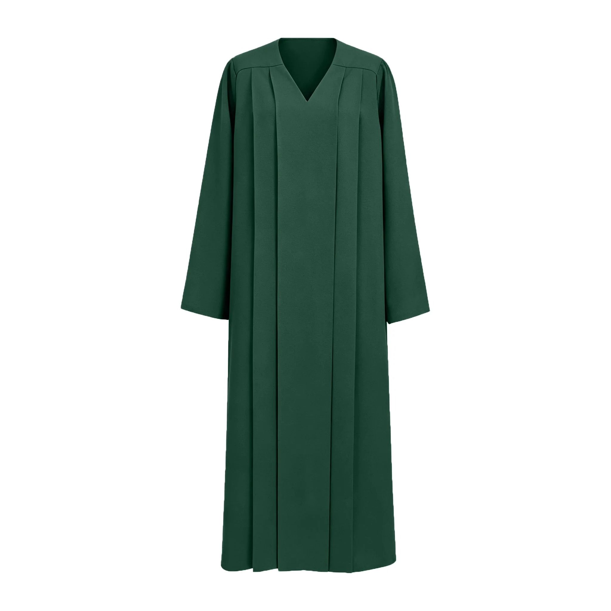 Pleated Choir Robe with V-Neck & Pullover Design