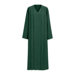 Pleated Choir Robe with V-Neck & Pullover Design