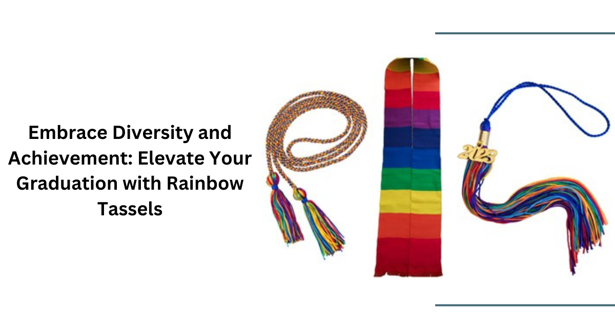 Embrace Diversity and Achievement: Elevate Your Graduation with Rainbow Tassels
